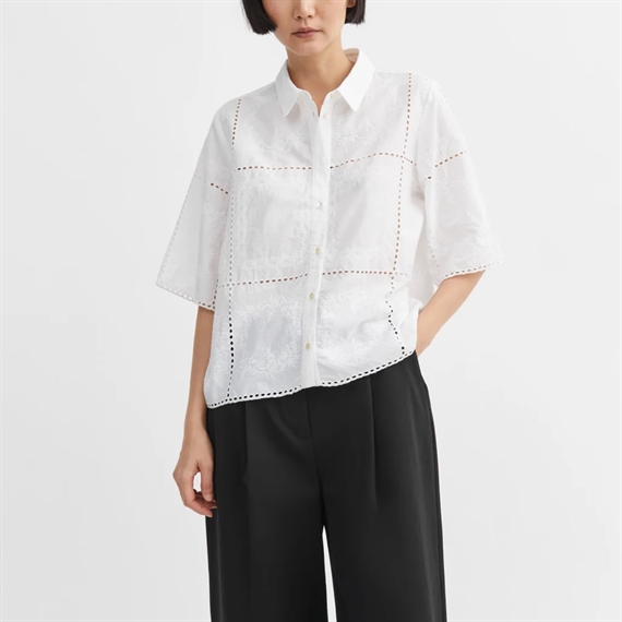 Skall Studio Anemone Skjorte, Optic White